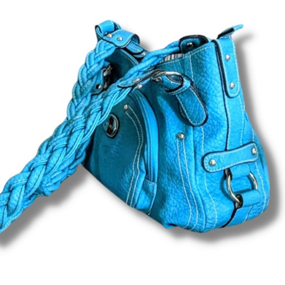 LARGE BLUE STRADA TRAVELERS PURSE - Picture 6 of 8